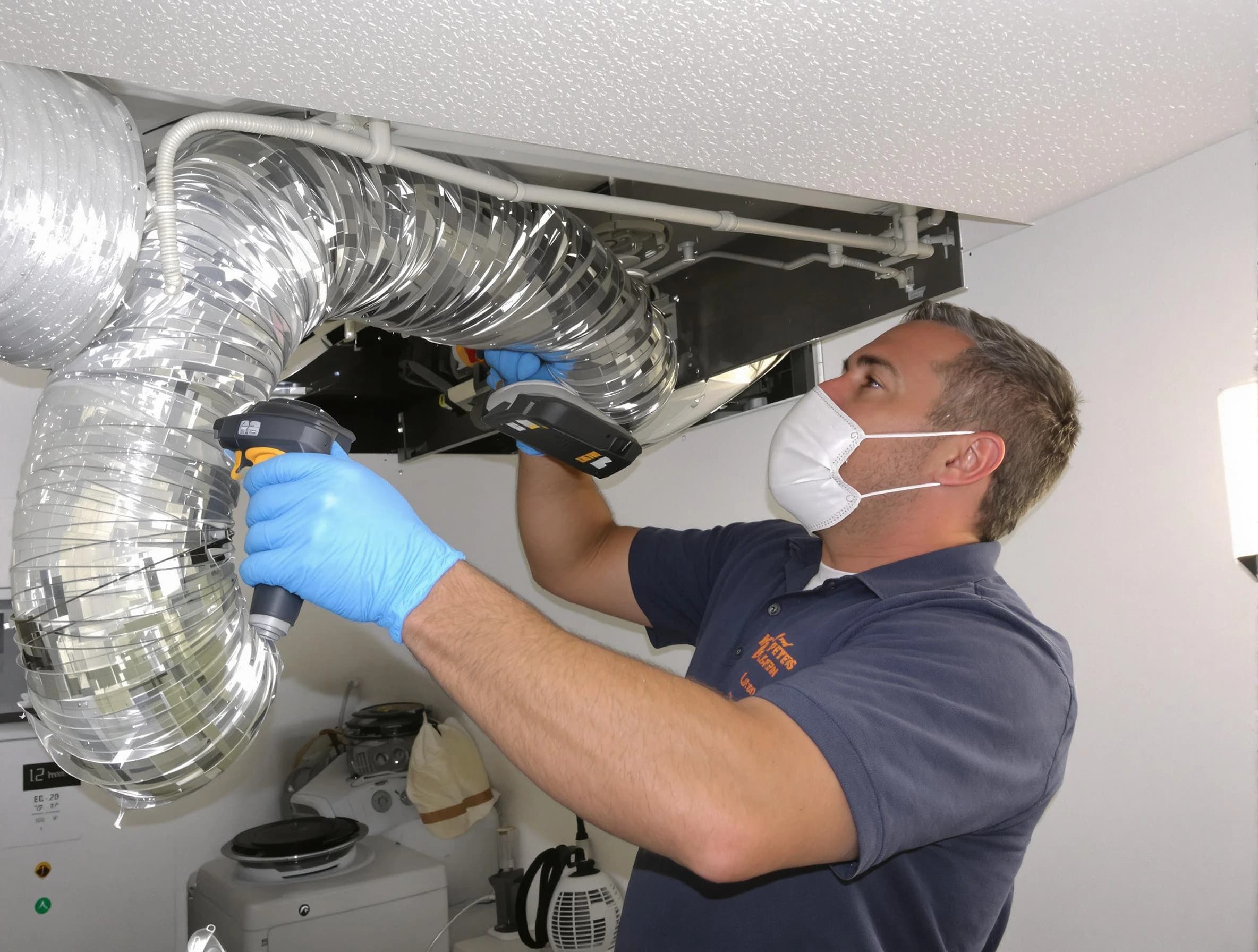 Alpharetta Dryer Vent Cleaning professional performing thorough residential dryer vent cleaning in Alpharetta