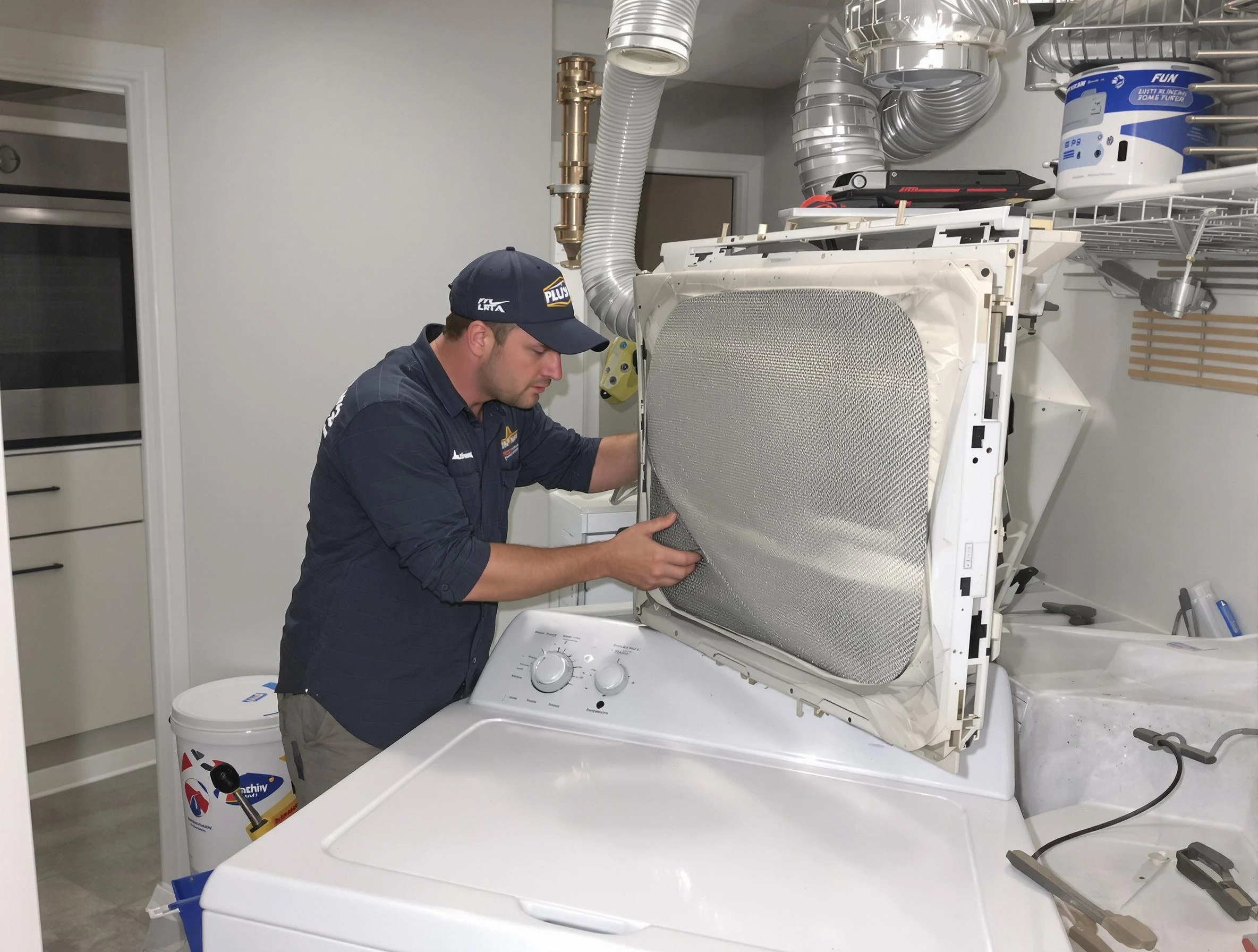 Expert vent cover replacement by Alpharetta Dryer Vent Cleaning in Alpharetta