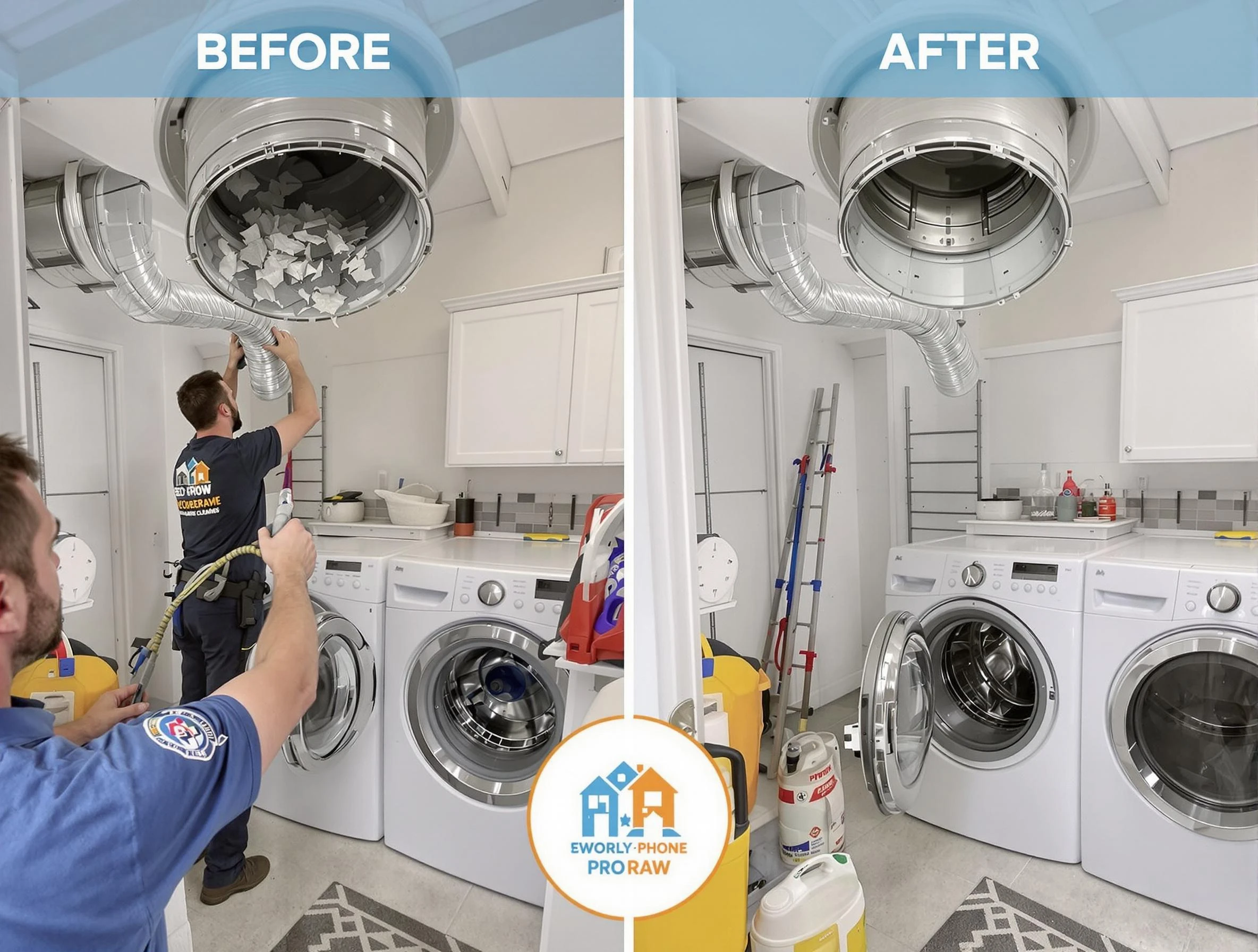 Residential dryer vent cleaning by Alpharetta Dryer Vent Cleaning in Alpharetta